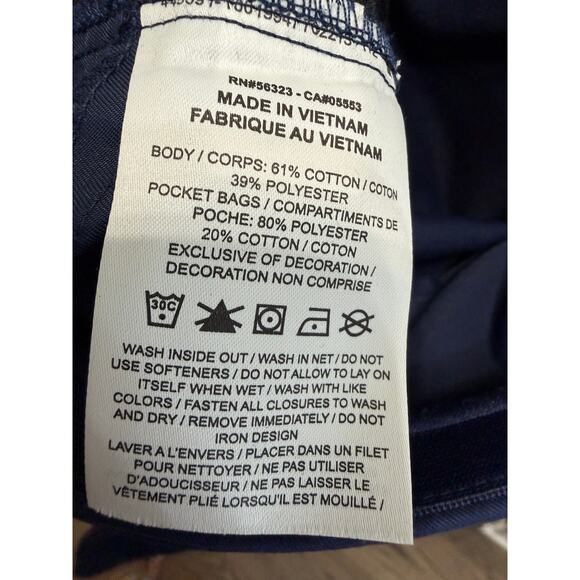 Nike Essentials Cropped Pants Navy Relax Men's 36x26 Streetwear - Picture 12 of 14